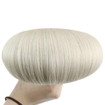 Fshine Virgin PU Sew In Hair Invisible 100% Remy Human Hair Weft Bundles Pure Color #1000 - FShine Shop